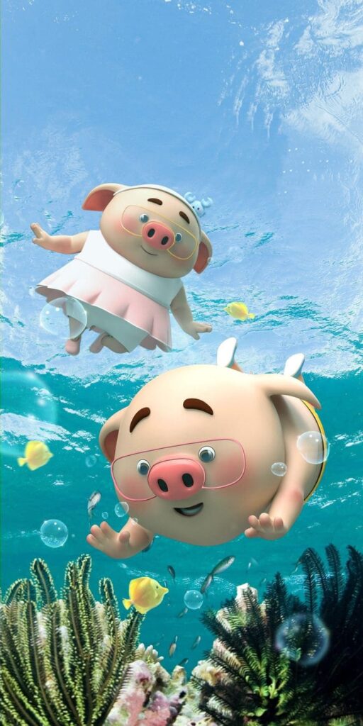 19+ hình con lợn cute, đáng yêu và ngộ nghĩnh được nhiều người yêu thích 15 Hình ảnh con heo mập cute mang phong cách hoạt hình ngộ nghĩnh